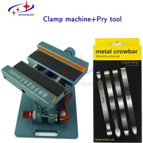 Back glass clamp machine with pry tool for iphone 11promax 12 promax back glass repair