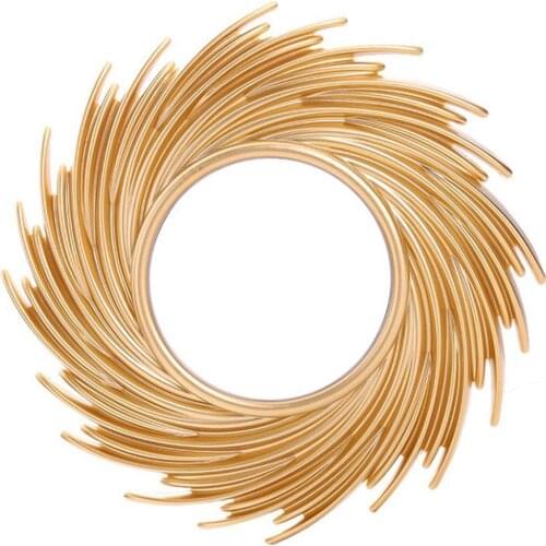 10" Nordic Sun Mirror Geometry Phnom Penh Wall Mirror Salon Wall Art Toilet Bathroom Mirror