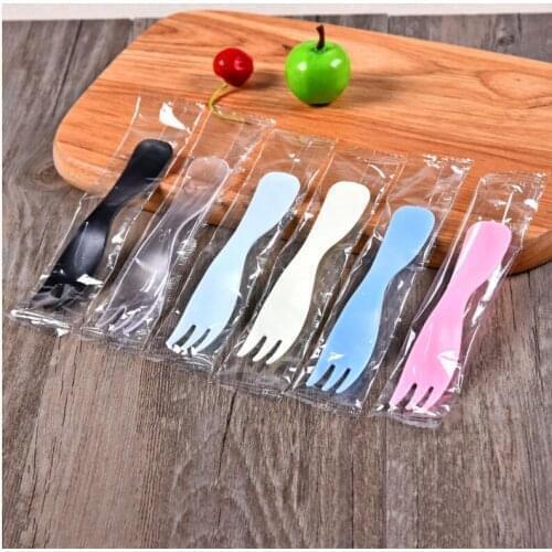 3000pcs Disposable Plastic Spoons Forks for Cake Ice Cream Salad Fruit Dessert Soup Tea Coffee Party Cake Baking Shop Supplies