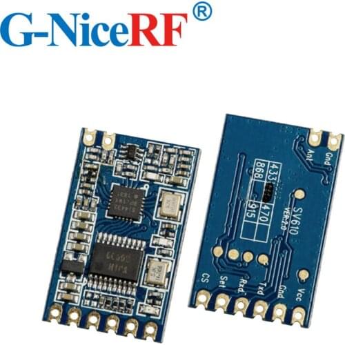 4PCS/lot SV610 100mW 1400m Long distance TTL Interface 868MHz RF Module