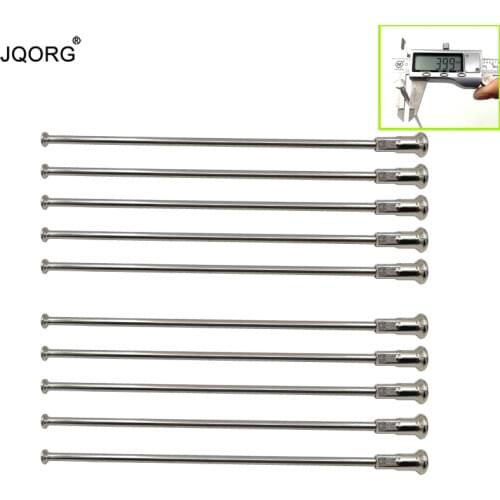 8 Gauge Diameter 4.0 mm Material 304 Stainless Steel Straight Pull Motorcycle Spokes Match With 22 mm Longer Brass Alloy Nipples