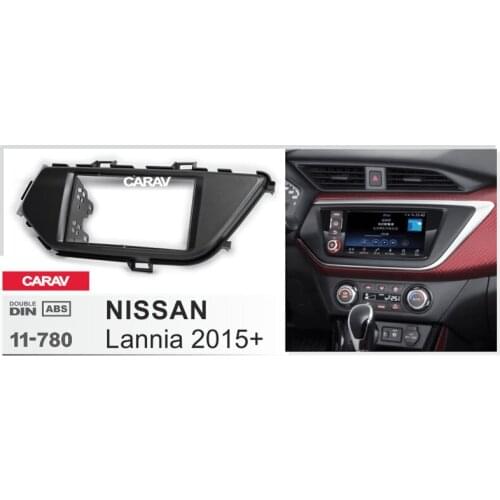 CARAV 11-780 Top Quality Radio Fascia for NISSAN Lannia 2015+ Stereo Fascia Dash CD Trim Installation Kit