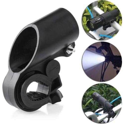 Bicycle Light Holder Bike Lantern Bracket Flashlight Torch Mount Clamp Lamp Clip Cycling LED Lights Device Installation Parts