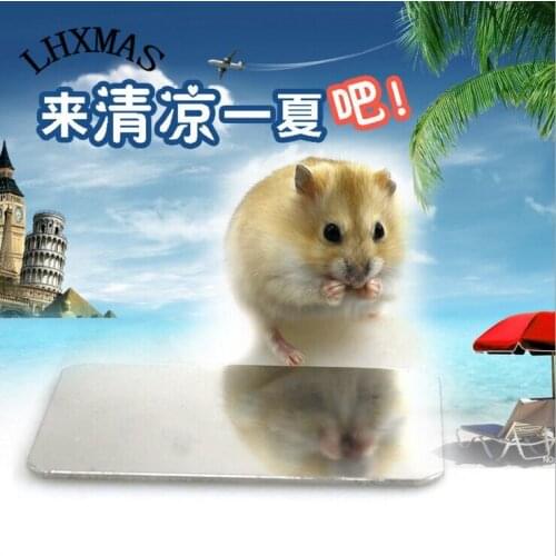 Pet Bird Hamsters Cool Toy Platform Small Animal Chinchillas And Squirrels Summer Housing Aluminum D263