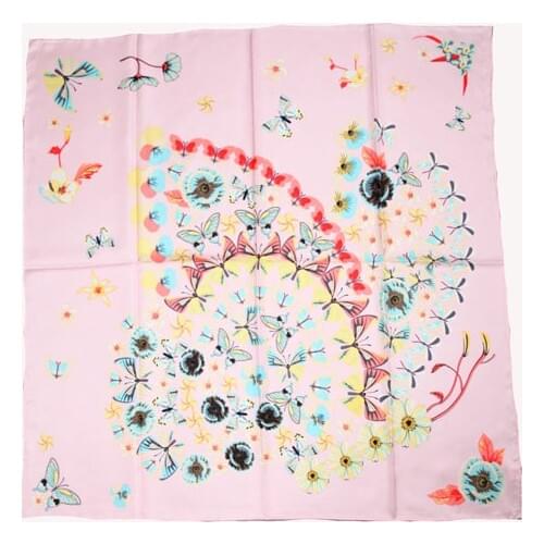 ELEGANT HANDMADE BRAND 100%Twill Silk Scarf TWIC-149428