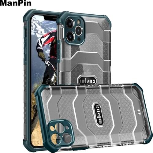 Mobile Phone Case For iPhone 11 Pro MAX Back Cover Screen Drop Proof Anti Dust Heavy Duty Glass Protector TPU PC Cell Shell