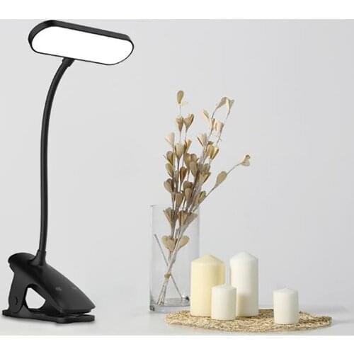 Flexo Table Lamp Led Desk Lamp Touch Clip Study Lamps Magnifier Gooseneck Desktop usb Table Light Rechargeable Head Clip Lamp