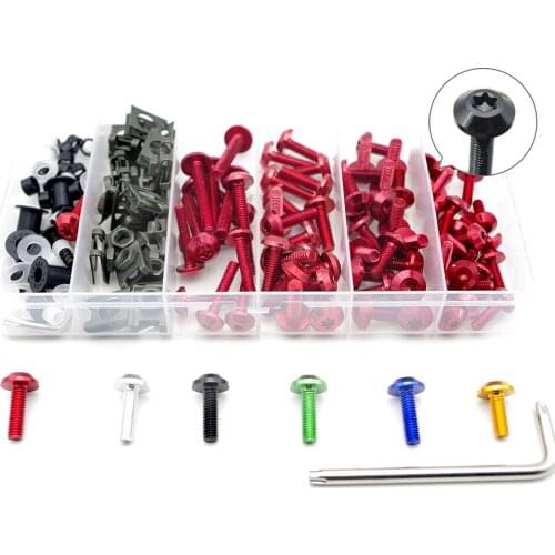 Motorcycle Fairing Bolts box set Fastener Clips Screw Nuts For yamaha mt09 tracer honda vtx 1300 ktm duke 790 honda cb650r