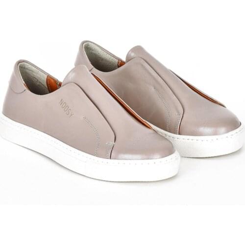 NOOSY Genuine Leather Beige Women 'S Sneaker