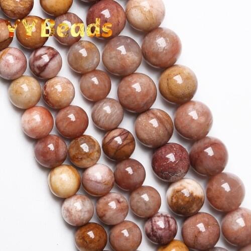 3A Quality Natural Sunstone Beads Round Loose Beads For Jewelry Making DIY Bracelets Necklaces Accessories 15'' Strand 6/8/10 mm