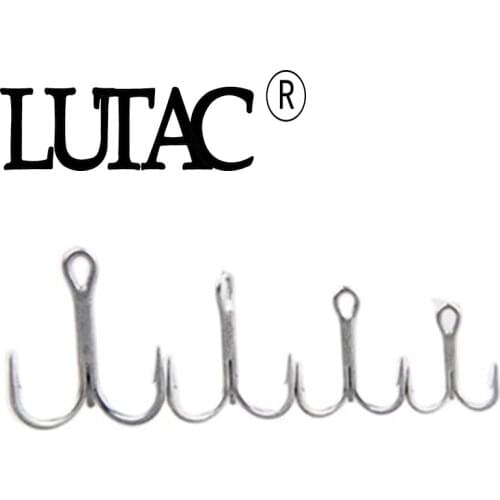 LUTAC Hot Sale Wide VMC-9655 Treble Anti-Rust Hook 2X Strong Wholesale Price Fishing Tackle Accessories