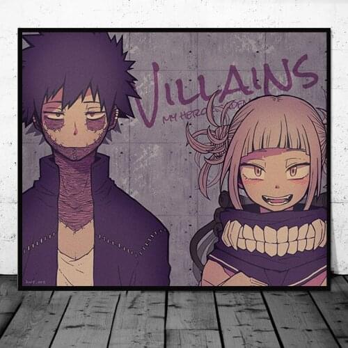 My Hero Academia Anime Manga Scroll Poster Wall Art Print Decor,50 x 70 cm,No Frame