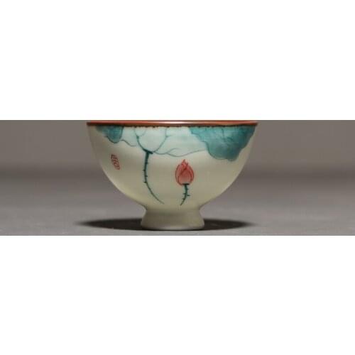 Guopin l Chinese style Hand Painted Ceramic coffee cup saucer set tea cup set mug Drinking Utensils China Porcelain DSU
