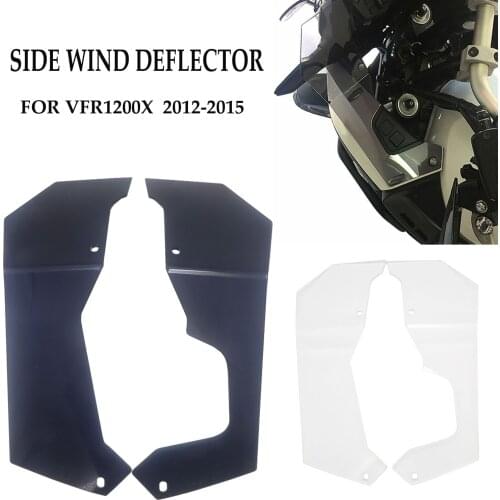 NEW Motorcycle Accessories FOR Honda VFR1200X Crosstourer Side Windshield Windscreen Deflector 2012-2015 VFR 1200 X 2013 2014