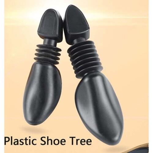 Practical Plastic Adjustable Length Men Shoe Trees Stretcher Boot Holder Organizers Black Shoe Tree for Men Shoe Racks 1PC