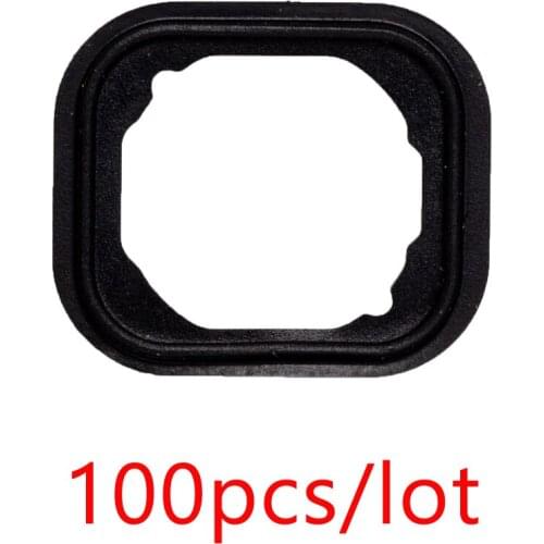 100pcs Home Button Holding Gasket for iPhone 6 6S Plus 6G 5G 5S Space Rubber Adhesive Sticker Replacement Parts