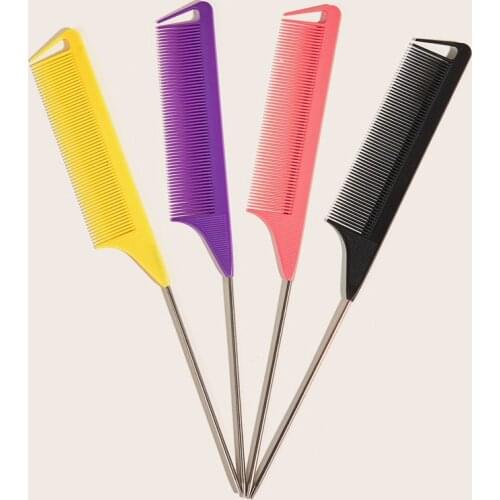 Hair salon dye hair highlights comb pointy tail comb styling hair dye brush plastic hair tool hairdressing comb