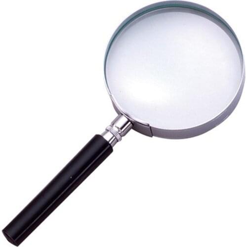75mm 3X Handheld Read Magnifying Glass Lens Magnifier For Elderly Read Magnification Kids Inspection Magnifying