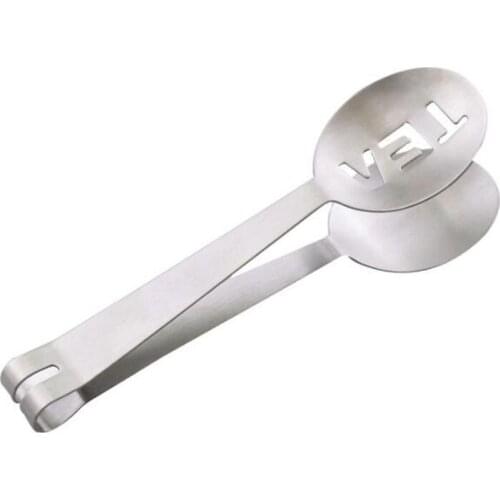 Teabag Tongs Reusable Stainless Steel Sugar Tea Bag Clip Tea Bag Squeezer Holder Home Kitchen Tools