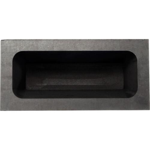 85 Oz Gold Large Graphite Ingot Mold Melting Casting Refining Scrap Bar Crucible