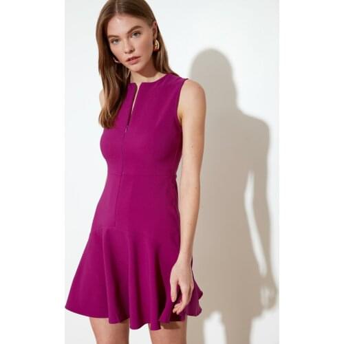 Синие летние платья TRENDYOLMİLLA China At AliExpress