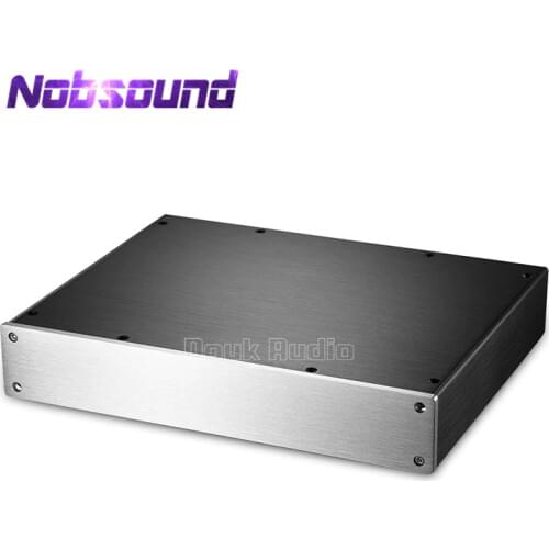Nobsound Power Amplifier/Preamp/Headphone Amp/DAC Chassis Aluminum Enclosure DIY Case Box