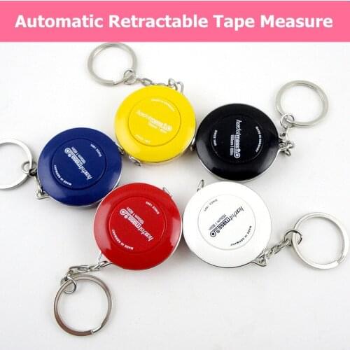 Sewing Retractable Tape Measure,Advanced Keychain Tape Measure Clothing Foot Tape Measure, Mini Tape Measure Soft Feet,Ruler