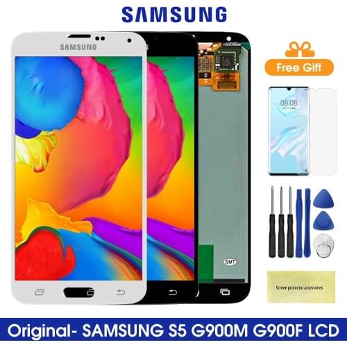 G900 Lcd for Samsung Galaxy S5 i9600 Display Touch Screen Digitizer Assembly For Samsung G900 G900M G900F (not compatible G900H)