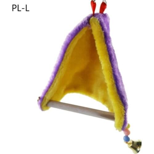 094A Winter Warm Bird Nest Bed Hut House Perch for Parrot Parakeet Cage Swing Toy