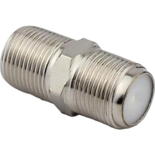 10PCS F female to female RF adapter coupler straight copper for Cable TV