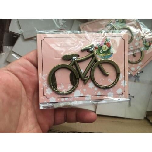 100pcs/lot Retro Bike Beer Bottle Opener Cute key rings Bicycle Opener For Wedding Anniversary Party Gift Favors