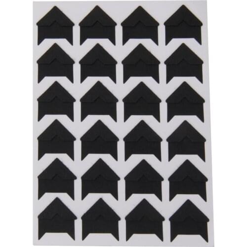 120pcs Photo Corners Sticker Paper DIY Scrapbooking Album Stamp Crafts Black