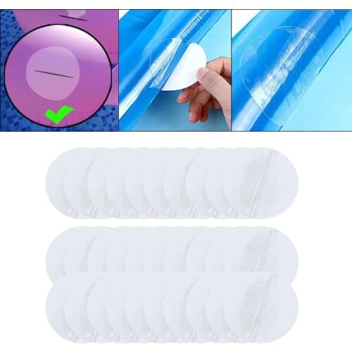 30 Pieces Vinyl Repair Patch for Canoe Inflatables Repair Stickers