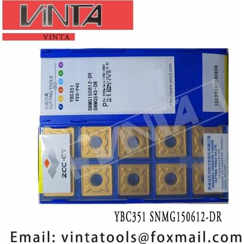 Free shipping high quality 10pcs/lots YBD152 YBC251 YBC351 YBC252 SNMG150612-DR cnc caibide turning inserts cutting blade tools