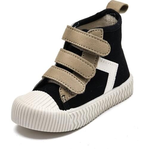 Children Casual Shoes Unisex Classic High Top Girls Fashion Canvas Shoes Student Sneakers For Boys New Toddler Shoes
