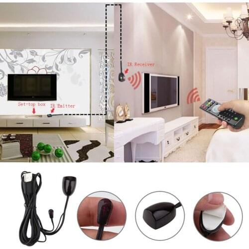 IR Infrared Remote Control USB Receiver Adapter Extender Repeater Emitter Cable BX0E