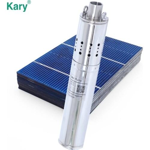 Kary factory direct sales new design 1800l/h 24v 40m max lift 1.28inch outlet brushless dc submersible solar pumps