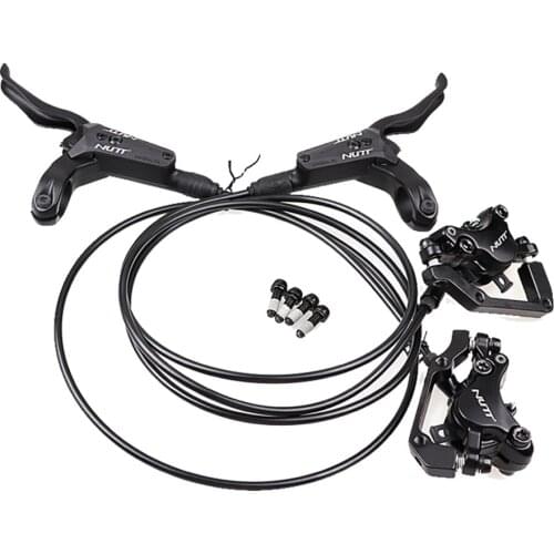 MTB Bike Hydraulic Oil Disc brake Set RT56 140 160 180 mm Rotor Caliper Right Front Left Rear Bicycle Scooter Cycling Parts