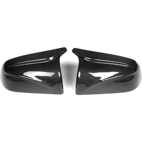 Fashionable Car Exterior Modification For Tesla Model 3 Carbon Fiber Rearview Mirror Cover 2pcs M Style