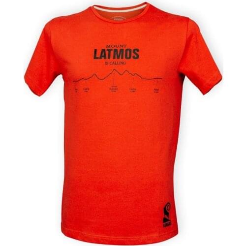 Nomads Latmos series summit mens t-shirt summer hiking Trekking 100% blue yellow gray orange white blue