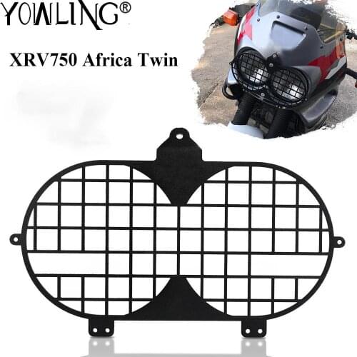 For Honda XRV 750 XRV750 Africa Twin 1996-1998 1999 2000 2001 2002 Motorcycle Headlight Protector Cover Grill Head Light Guard