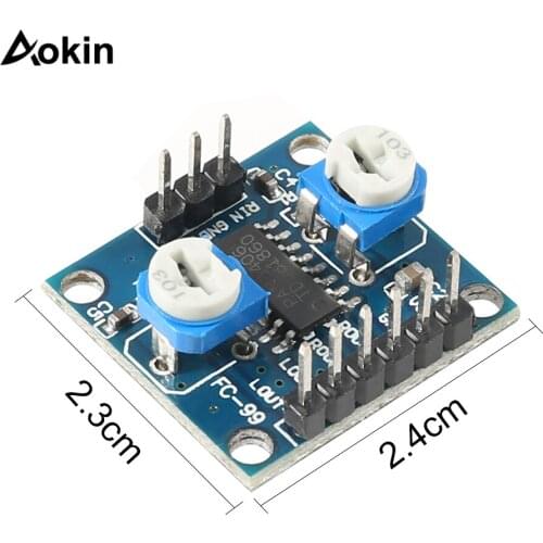 PAM8406 Digital Amplifier Board With Volume Potentiometer 5Wx2 Stereo