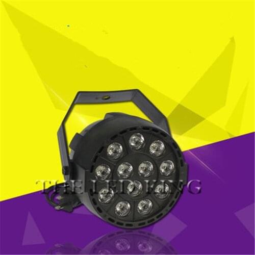 Professional LED Stage Lights 12 36 54 RGB PAR LED DMX Stage Lighting Effect DMX512 Master-Slave Led Flat for DJ Disco Party KTV
