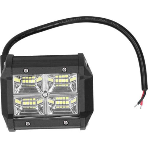 48W LED Work Lamp White Light Square Modification Universal for Automobile Off-Road Motorcycle Boats 12V