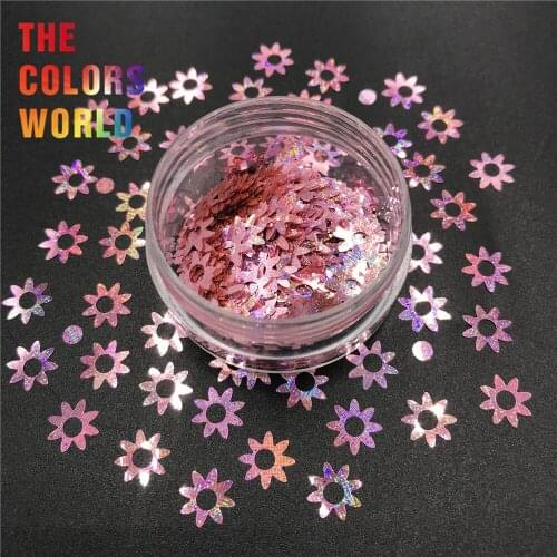 TCT-464 Sunflower 8MM Nail Glitter Nail Art Decoration Henna Tumbler Crafts DIY Handwork Accessories Festival Party Supplier