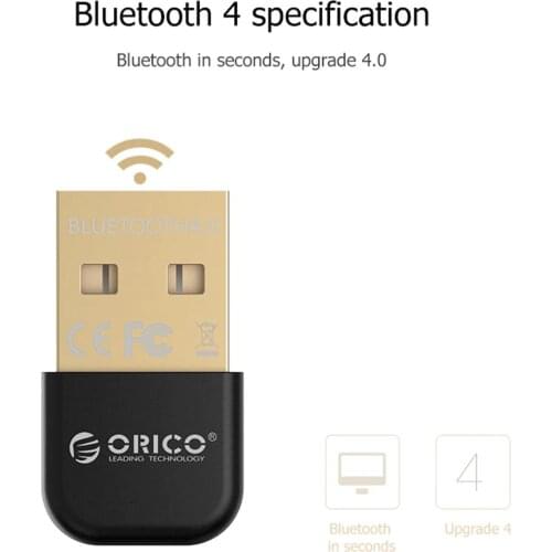 ORICO BTA-403 USB Bluetooth Adapter BT4.0 Dongle Music Sound Receiver Transmitter for Laptop Desktop PC Computer