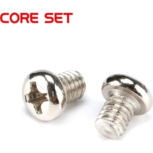 100pcs/Lot M4 Length 5mm & 10mm Screws Stainless Steel Phillips Cross Recessed Pan Head Screw