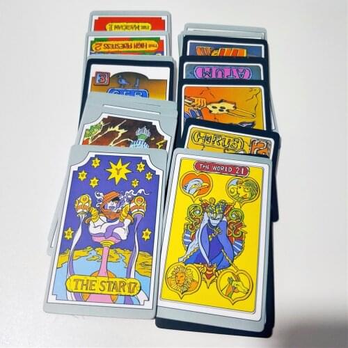 Japan Anime JoJos Bizarre Adventure Stardust Crusaders Kujo Jotaro Kakyouin Noriaki Props Tarot Party Game Playing Cards