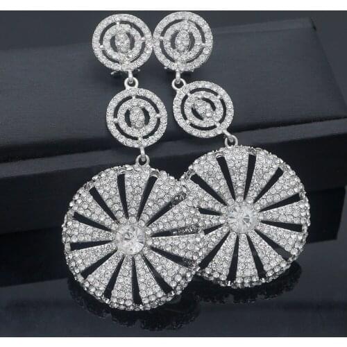 Silver Earrings For Women Girls big design earrings new design for women drop earrings