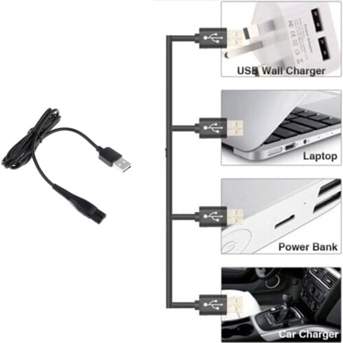 1Pc USB Charging Plug Cable A00390 5V Electric Adapter Power Cord Charger for Shavers A00390 RQ310/311/312/320